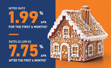 Intro Rate 1.99% APR for the First 6 Months | Rates As Low As 8.00% After the First 6 Months