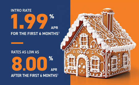 Intro Rate 1.99% APR for the First 6 Months | Rates As Low As 8.00% After the First 6 Months